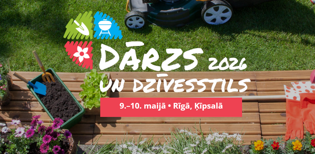 Izstāde “Dārzs un dzīvesstils” Ķīpsalā!